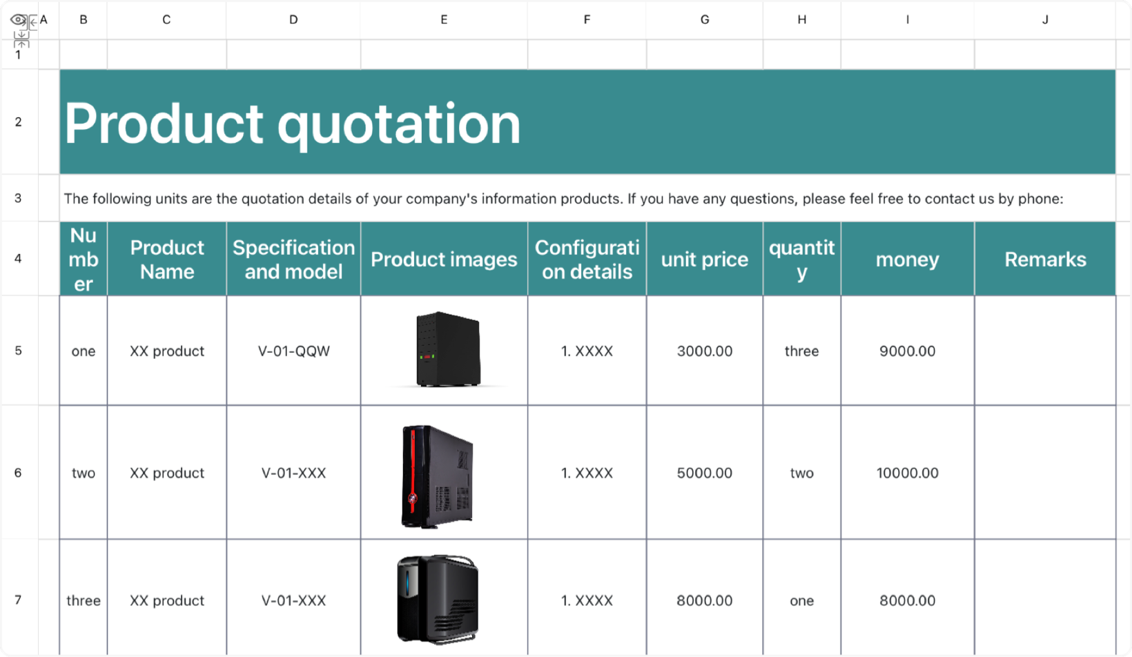 Product quotations 2 1